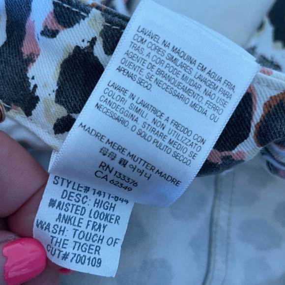 MOTHER High Waisted Ankle fray in Touch of the Tiger denim - Picture 11 of 13